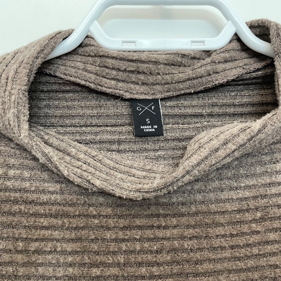 Purple/Grey Gentle Fawn Mock Neck Long-Sleeve Shirt, Size Small - Picture 4 of 4